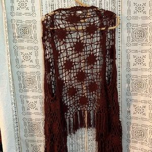 Crochet Festival Fringe Vest